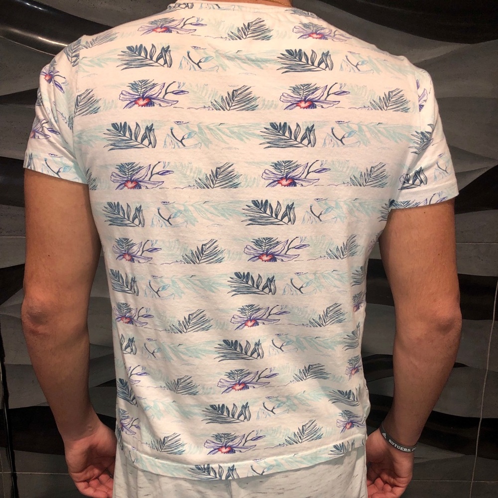 Denim and Flower T-Shirt